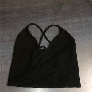 black crop top